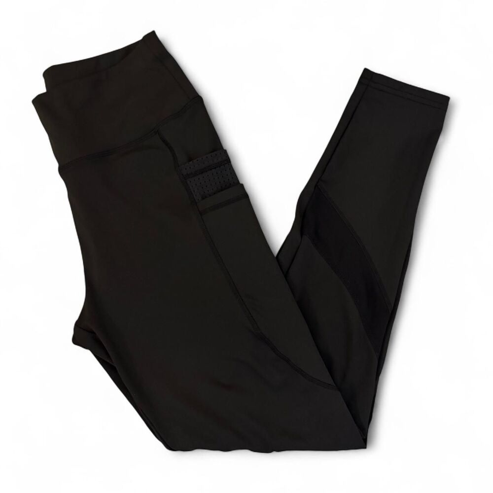 Running Leggings with Pockets and Detailing Near the Ankle